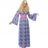 Disfraz Hippie-Años 60,Vestido elegante.Talla M