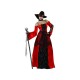 Disfraz Vampiresa Gótica,rojo Talla M-L