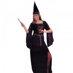 Disfraz Maga o Bruja.Talla Unica