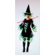 Disfraz de Bruja- Brujita,Halloween  Talla -5-6