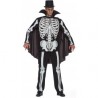 Disfraz Esqueleto con capa,talla 54-56..Halloween
