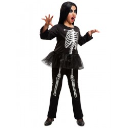 Disfraz Esqueleto Tu-Tu,niña talla 3-4...Halloween