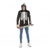 Camiseta o Disfraz de Esqueleto Casual ,talla XS...Halloween
