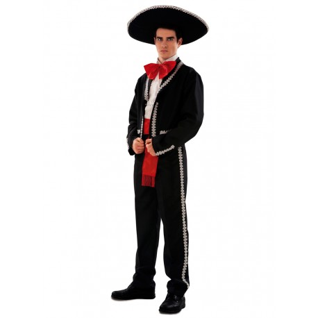 Disfraz de Mejicano o Mariachi negro,talla XL...