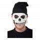 Mascara o Careta Media  Calavera con Gorro.