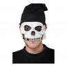 Mascara o Careta Media  Calavera con Gorro.