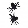Arañas-Tarantula flocadas, 7cm.Bichos.Halloween