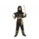 Disfraz Ninja negro,talla 5-6