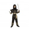 Disfraz Ninja negro,talla 5-6
