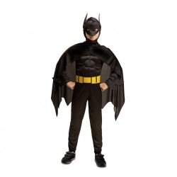 Disfraz Batman o Blackman musculado,talla 5-6
