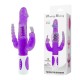 Vibrador.Pretty Bunny triple placer rotativo morado