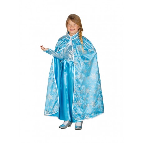 Capa de Frozen,princesa del hielo ,talla 5-9 años