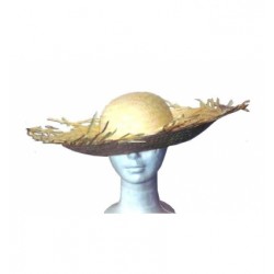 Sombrero de paja desfilorchado. Granjero,Hawaiano,Espantapájaro