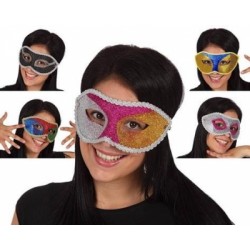 Antifaz glitter,purpurina