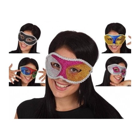 Antifaz glitter,purpurina