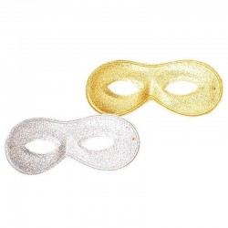 Antifaz samba,Glitter-Purpurina Oro o Plata