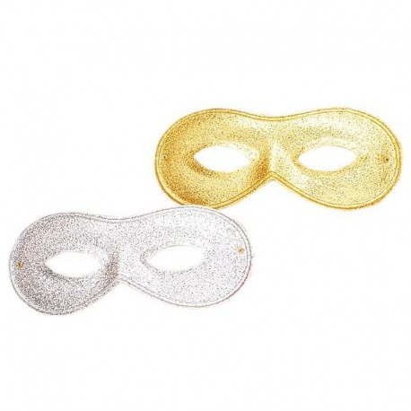 Antifaz samba,Glitter-Purpurina Oro o Plata
