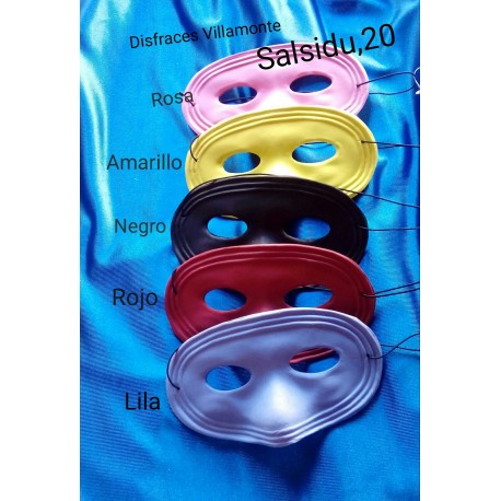 Antifaz goma Eva ,con nariz..Colores Surtidos
