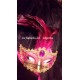 Antifaz veneciano , rosa con dorado y plumas
