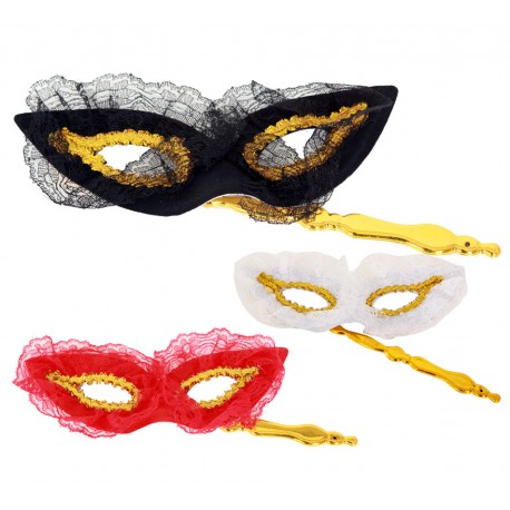 Antifaz Veneciano con palo 