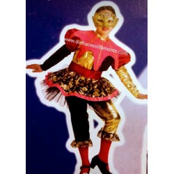 Disfraz Arlequín o Bufón,talla 9-11 años