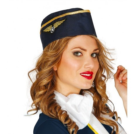Gorro de Azafata de Vuelo.