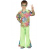 Disfraz Hippie Flower Power,talla 10-12