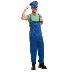 Disfraz Luigi ,Fontanero,Jardinero,NMeanico