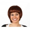 Peluca Marrón Pelo Corto.