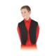 Chaleco negro Infantil..Unisex