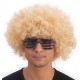 Peluca Afro Unisex, rubia