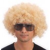 Peluca Afro Unisex, rubia