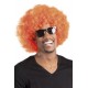 Peluca Afro Unisex, Naranja