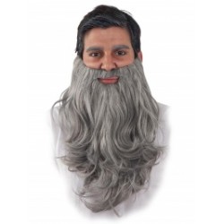 Barba anciano,gris.Olentzero
