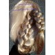 Peluca Trenza, Rubia