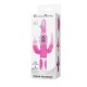 Vibrador.Pretty Bunny triple placer rotativo morado
