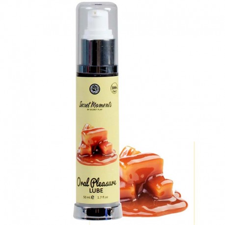 Lubricante comestible de sabor a Caramelo.