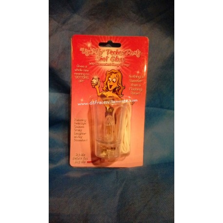 Vaso Chupito,con pene y luz