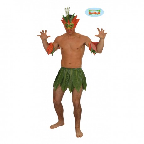 Falda Hawaiana,de hojas