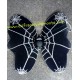 Alas de araña negras con plata.38 x35 cm