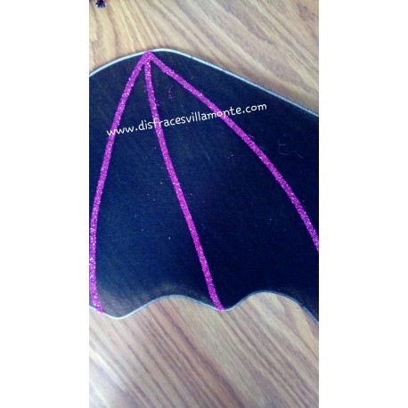 Alas Murciélago,con varita y orejas