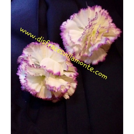 Flor.-Clavel bicolor..Sevillana-Andaluza-Cordobesa