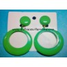 Pendientes Verdes de Sevillana, Flamenca, Cordobesa, Gitana-4 cm 