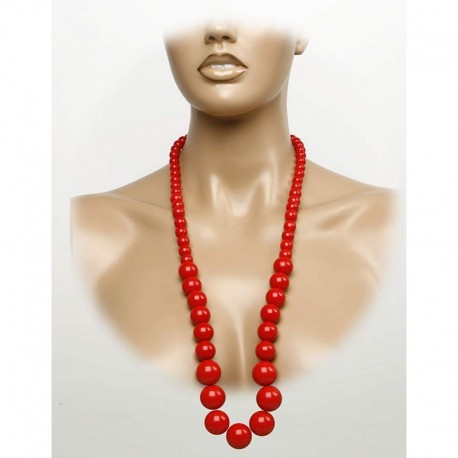 Collar Rojo Andaluza -Sevillana-Cordobesa