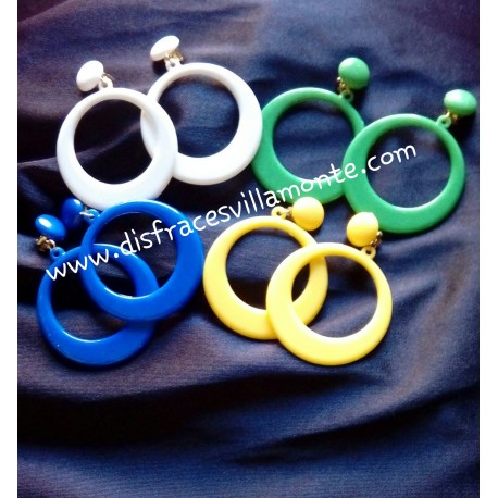 Pendientes de Sevillana, Flamenca, Cordobesa, Gitana-6 cm