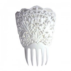 Peineta Blanca de Sevillana,Cordobesa,Flamenca  