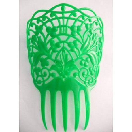 Peineta Verde de Sevillana,Cordobesa,Flamenca  