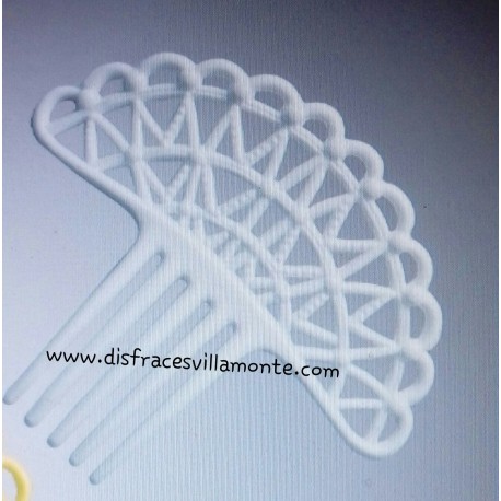 Peinecillos en forma de abanico labrado..Sevillana,Cordobesa,Andaluza,Gitana