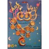 Set collar monedas y lunas..