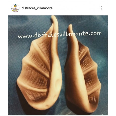 Orejas Horror-Monstruo,tono gris